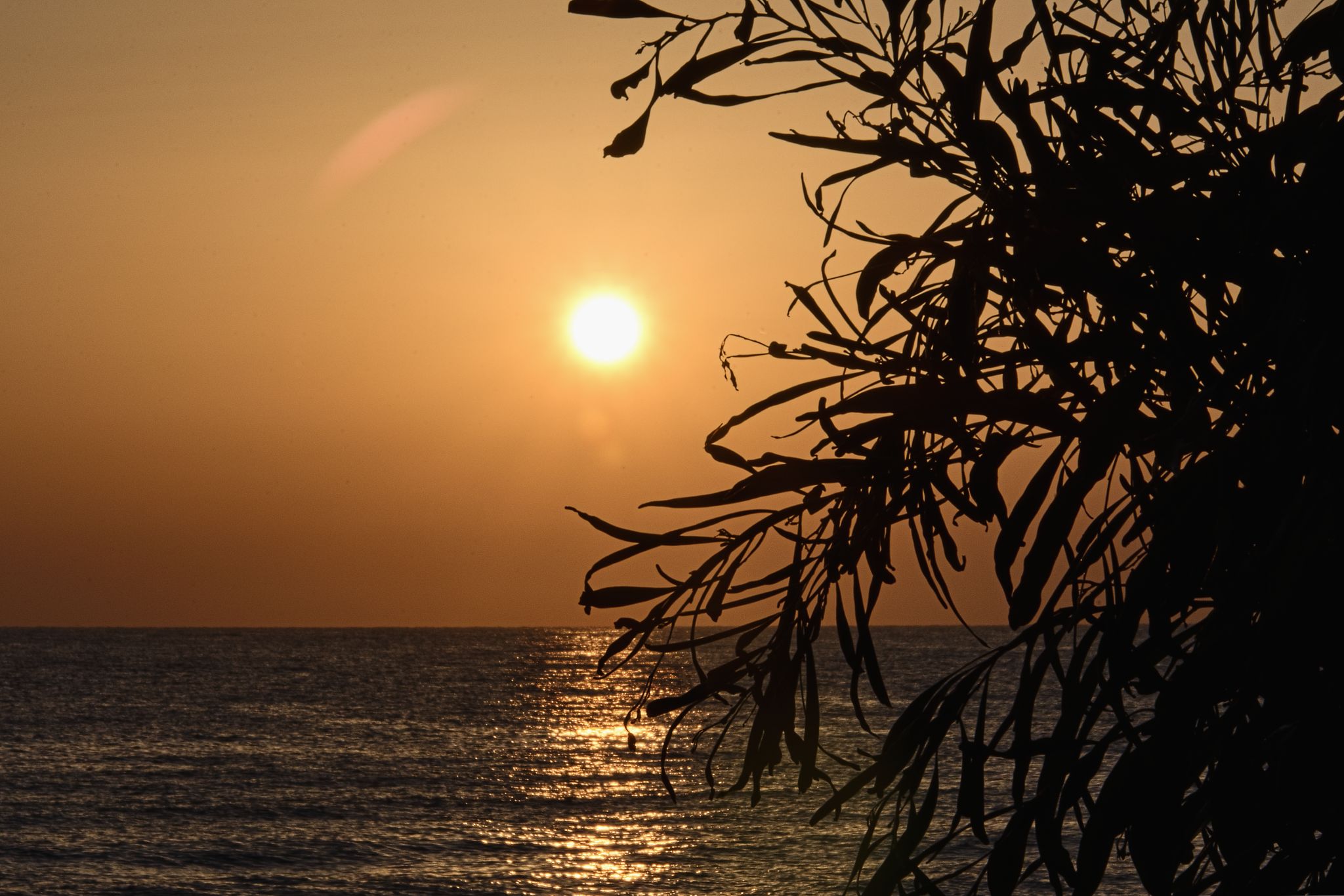 západ slunce na Sardinii
